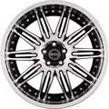 Dotz Territory Black Front Polished Alufelge 10x20 Zoll ET30 LK 5x112 ML66.6