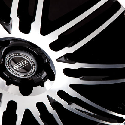 Dotz Territory Black Front Polished Alufelge 10x20 Zoll ET30 LK 5x112 ML66.6 – Bild 3