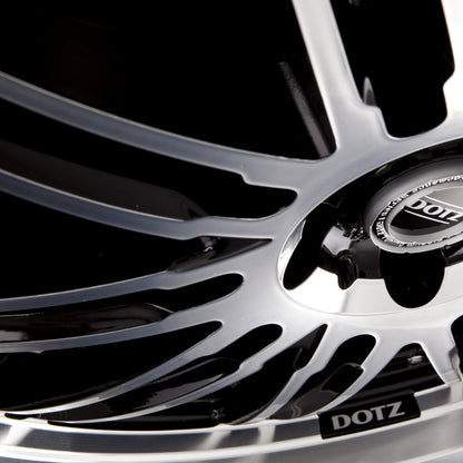 Dotz Territory Black Front Polished Alufelge 10x20 Zoll ET30 LK 5x112 ML66.6 – Bild 5