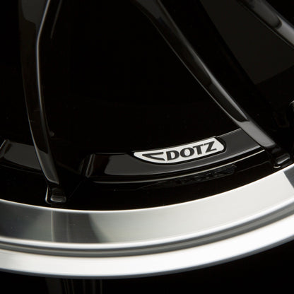 Dotz Shift Black Polished Lip Alufelge 8x18 Zoll ET35 LK 5x112 ML70.1 – Bild 4