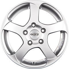 Dotz Freeride Silber Alufelge 7.5x17 Zoll ET45 LK 5x114.3 ML71.6