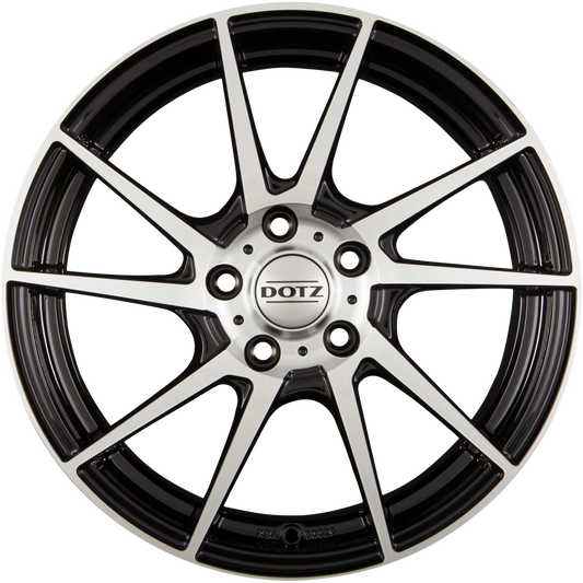 Dotz Kendo Black Polished Front Alufelge 7x16 Zoll ET45 LK 4x100 ML60.1
