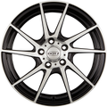 Dotz Kendo Black Polished Front Alufelge 7x16 Zoll ET45 LK 4x100 ML60.1