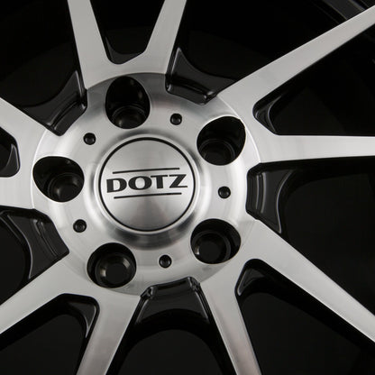 Dotz Kendo Black Polished Front Alufelge 7x16 Zoll ET45 LK 4x100 ML60.1 – Bild 3