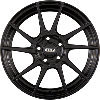 Dotz Kendo DARK Black Matt Alufelge 7x16 Zoll ET45 LK 4x100 ML60.1