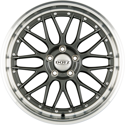Dotz Revvo DARK - Gunmetal Polished Alufelge 8x18 Zoll ET35 LK 5x112 ML70.1