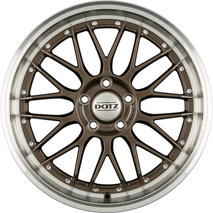 Dotz Revvo Bronze Polished Lip Alufelge 8.5x20 Zoll ET35 LK 5x112 ML70.1