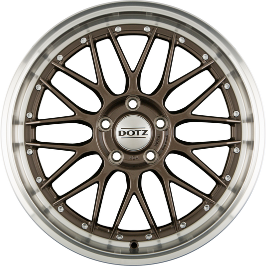 Dotz Revvo Bronze Polished Lip Alufelge 9.5x20 Zoll ET35 LK 5x112 ML70.1