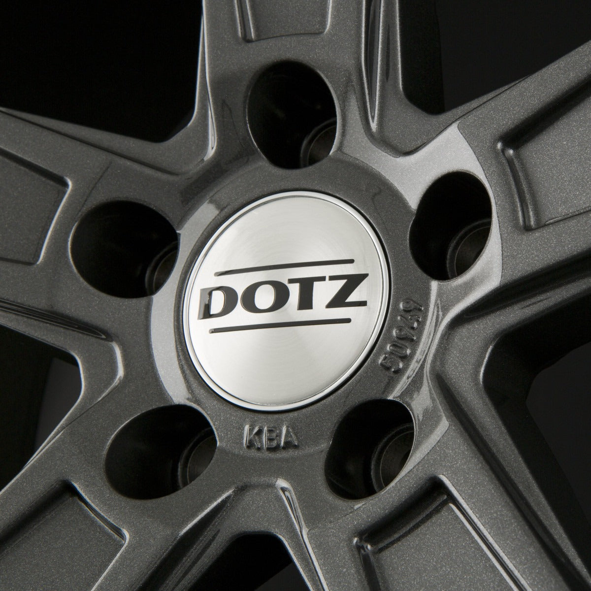 Dotz SP5 DARK - Gunmetal Polished Lip Alufelge 8.5x19 Zoll ET45 LK 5x112 ML70.1 – Bild 4