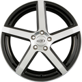 Dotz CP5 DARK - Black Polished Alufelge 8x17 Zoll ET35 LK 5x112 ML70.1