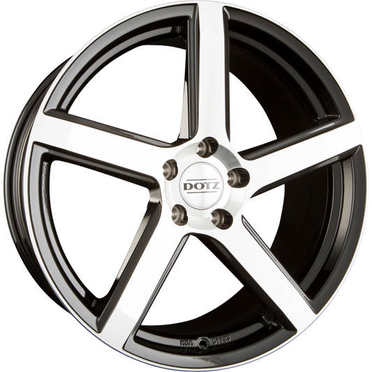Dotz CP5 DARK - Black Polished Alufelge 8x17 Zoll ET35 LK 5x112 ML70.1 – Bild 2