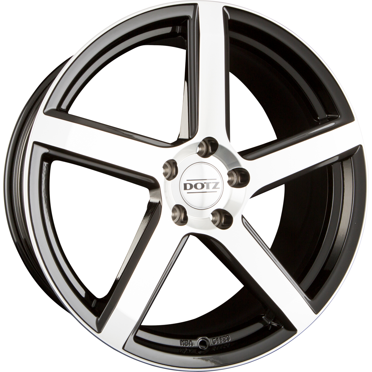 Dotz CP5 DARK - Black Polished Alufelge 9.5x19 Zoll ET40 LK 5x120 ML72.6 – Bild 2