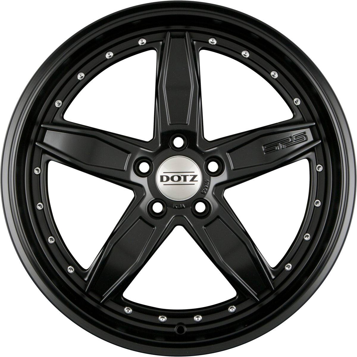 Dotz SP5 BLACK EDITION - Black Matt Alufelge 8x18 Zoll ET35 LK 5x112 ML70.1