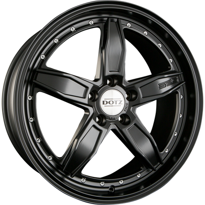 Dotz SP5 BLACK EDITION - Black Matt Alufelge 8x18 Zoll ET35 LK 5x112 ML70.1 – Bild 2