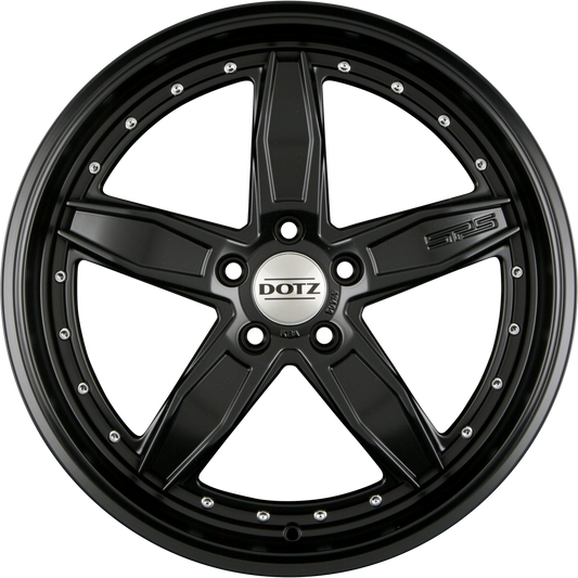 Dotz SP5 BLACK EDITION - Black Matt Alufelge 9.5x20 Zoll ET35 LK 5x112 ML70.1