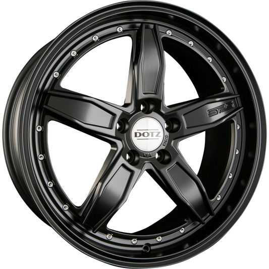 Dotz SP5 BLACK EDITION - Black Matt Alufelge 9.5x20 Zoll ET35 LK 5x112 ML70.1 – Bild 2
