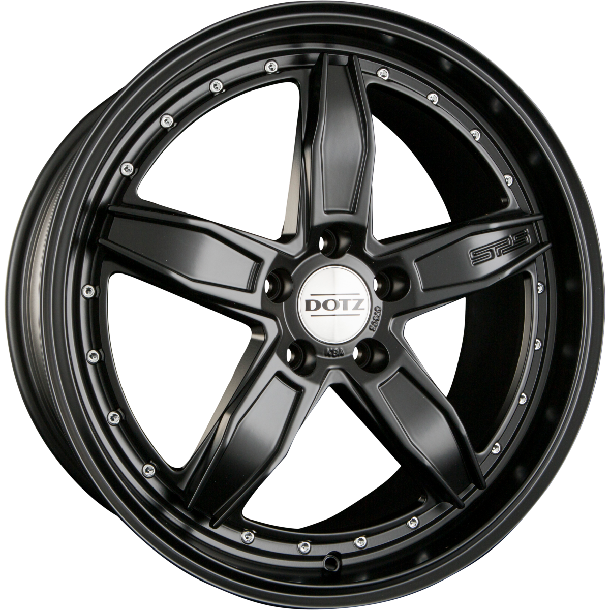 Dotz SP5 BLACK EDITION - Black Matt Alufelge 9.5x20 Zoll ET35 LK 5x112 ML70.1 – Bild 2