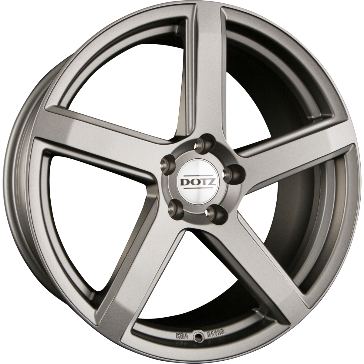 Dotz CP5 GRAPHITE - Graphite Matt Alufelge 7x17 Zoll ET45 LK 5x112 ML70.1 – Bild 2