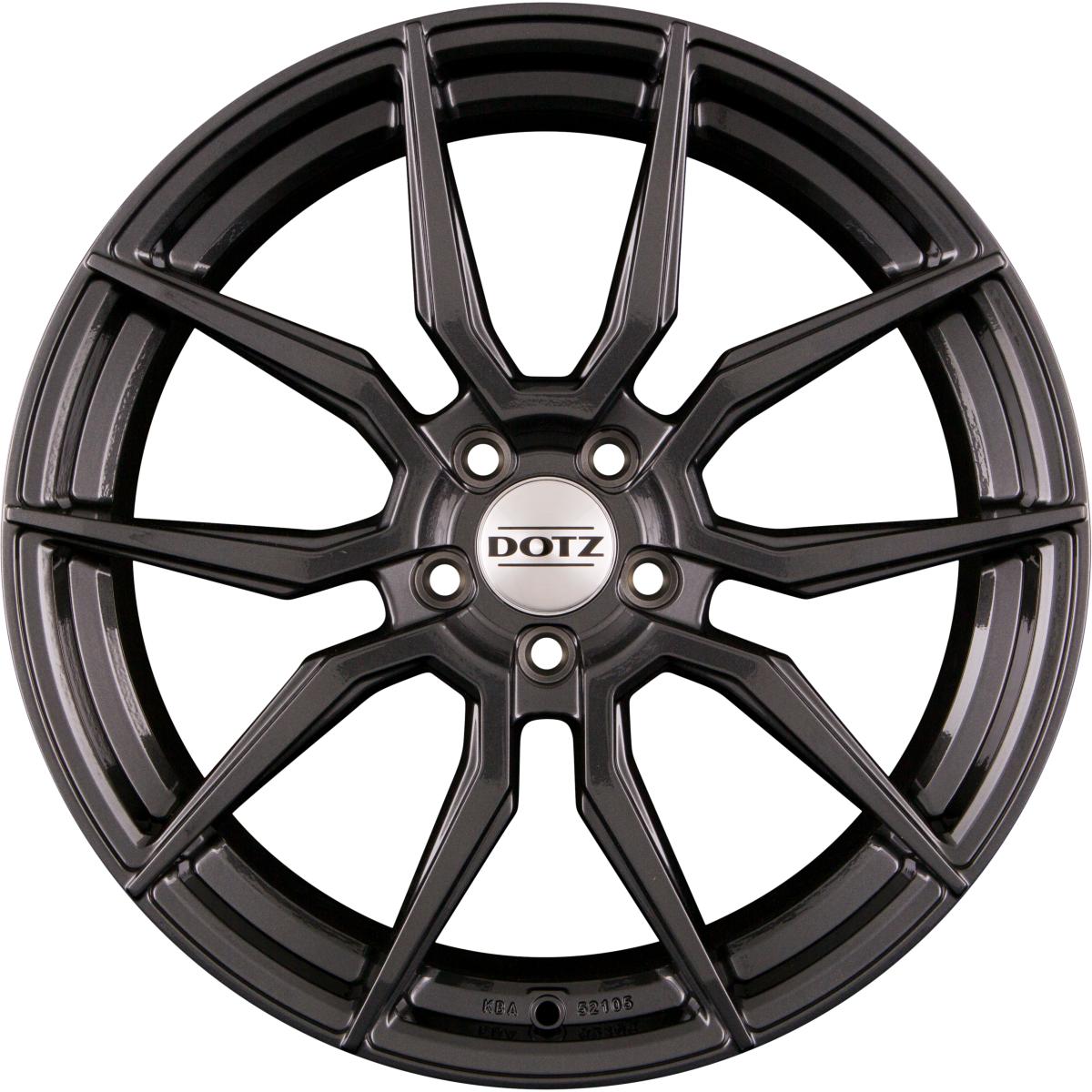 Dotz Misano Grey Gunmetal Alufelge 8x18 Zoll ET48 LK 5x114.3 ML71.6