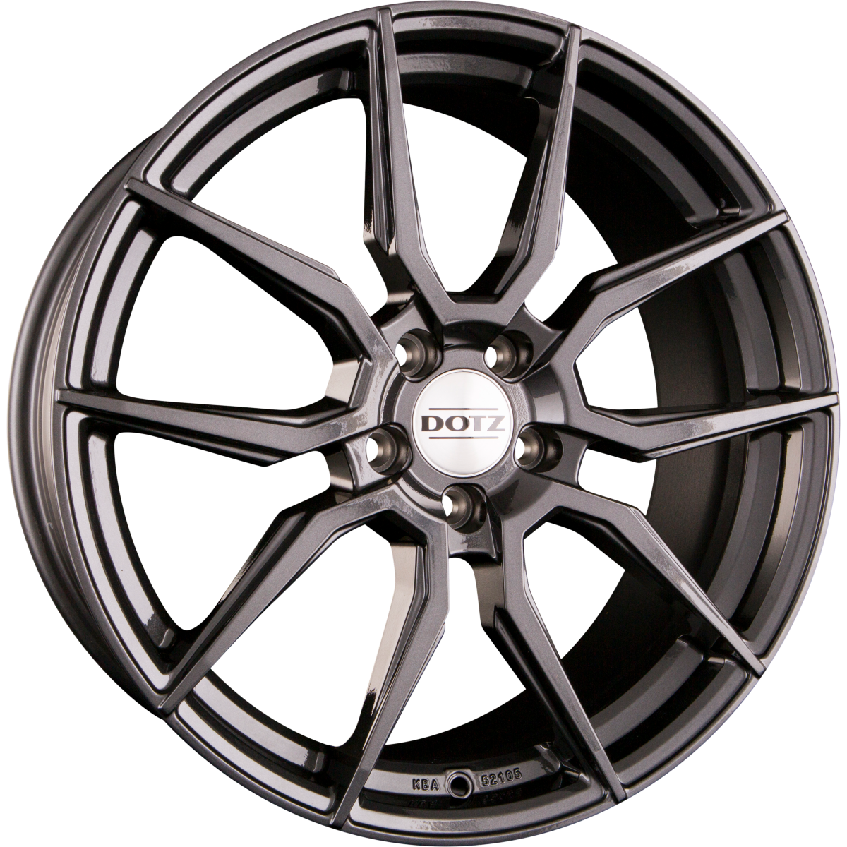 Dotz Misano Grey Gunmetal Alufelge 8x18 Zoll ET48 LK 5x114.3 ML71.6 – Bild 2
