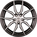 Dotz Misano DARK Gunmetal Polished Alufelge 7.5x17 Zoll ET48 LK 5x112 ML70.1
