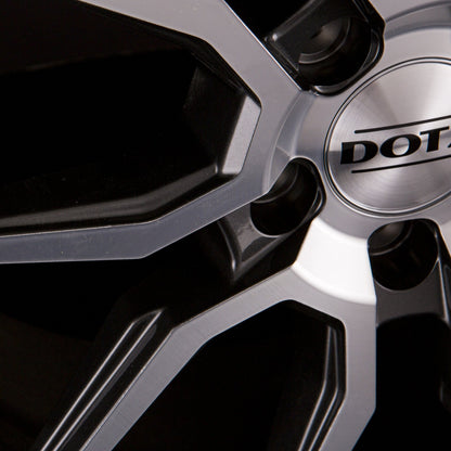 Dotz Misano DARK Gunmetal Polished Alufelge 7.5x17 Zoll ET48 LK 5x112 ML70.1 – Bild 3