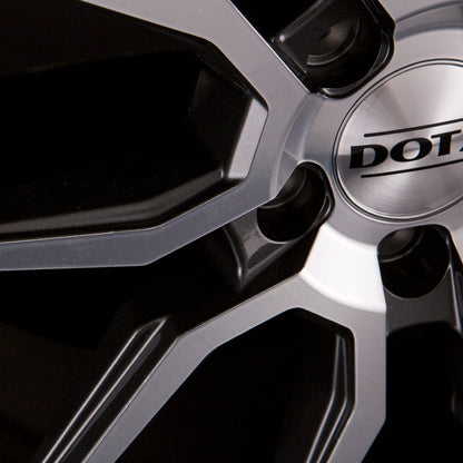 Dotz Misano DARK Gunmetal Polished Alufelge 8x18 Zoll ET48 LK 5x114.3 ML71.6 – Bild 3