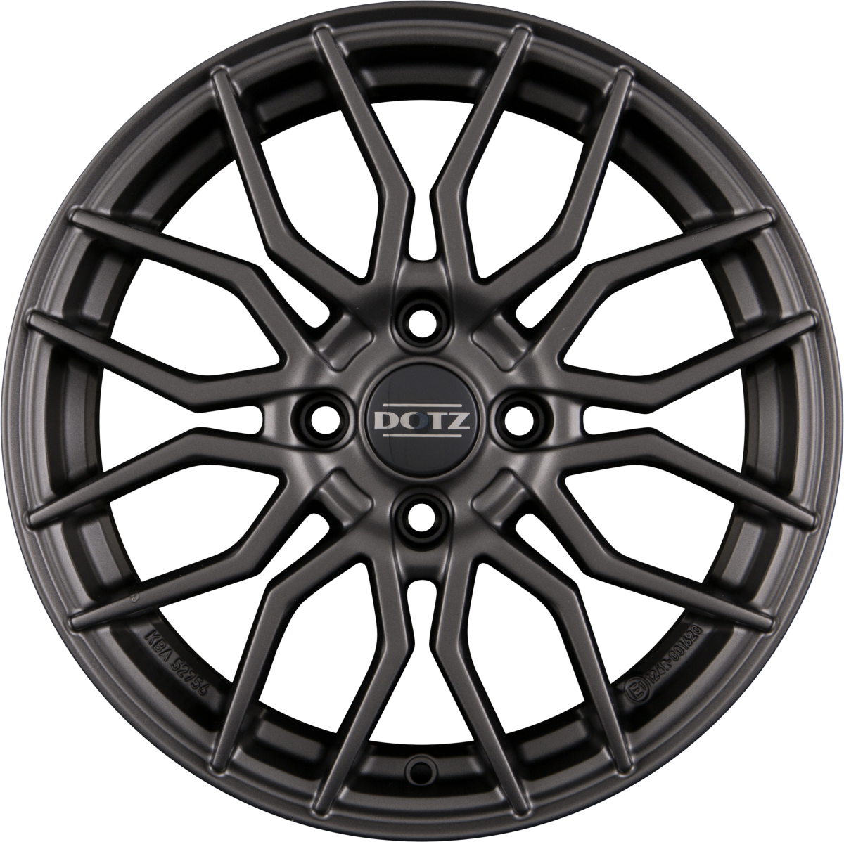 Dotz Limerock GREY - Gunmetal Alufelge 6.5x16 Zoll ET35 LK 4x100 ML60.1