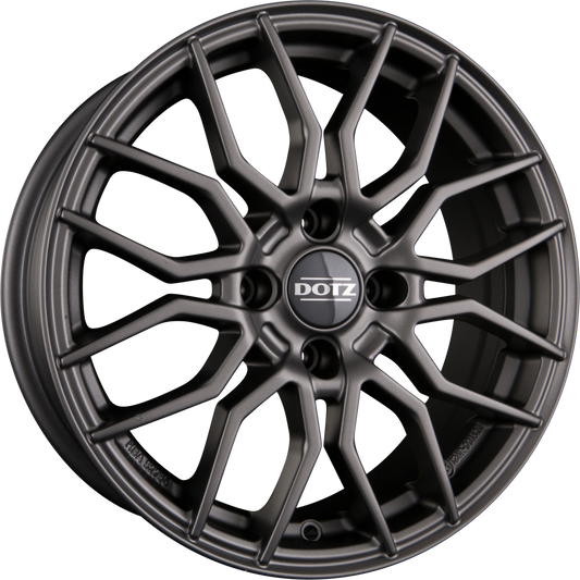 Dotz Limerock GREY - Gunmetal Alufelge 6.5x16 Zoll ET20 LK 4x108 ML65.1 – Bild 2