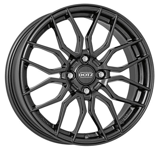 Dotz Limerock GREY - Gunmetal Alufelge 7x17 Zoll ET45 LK 4x100 ML60.1