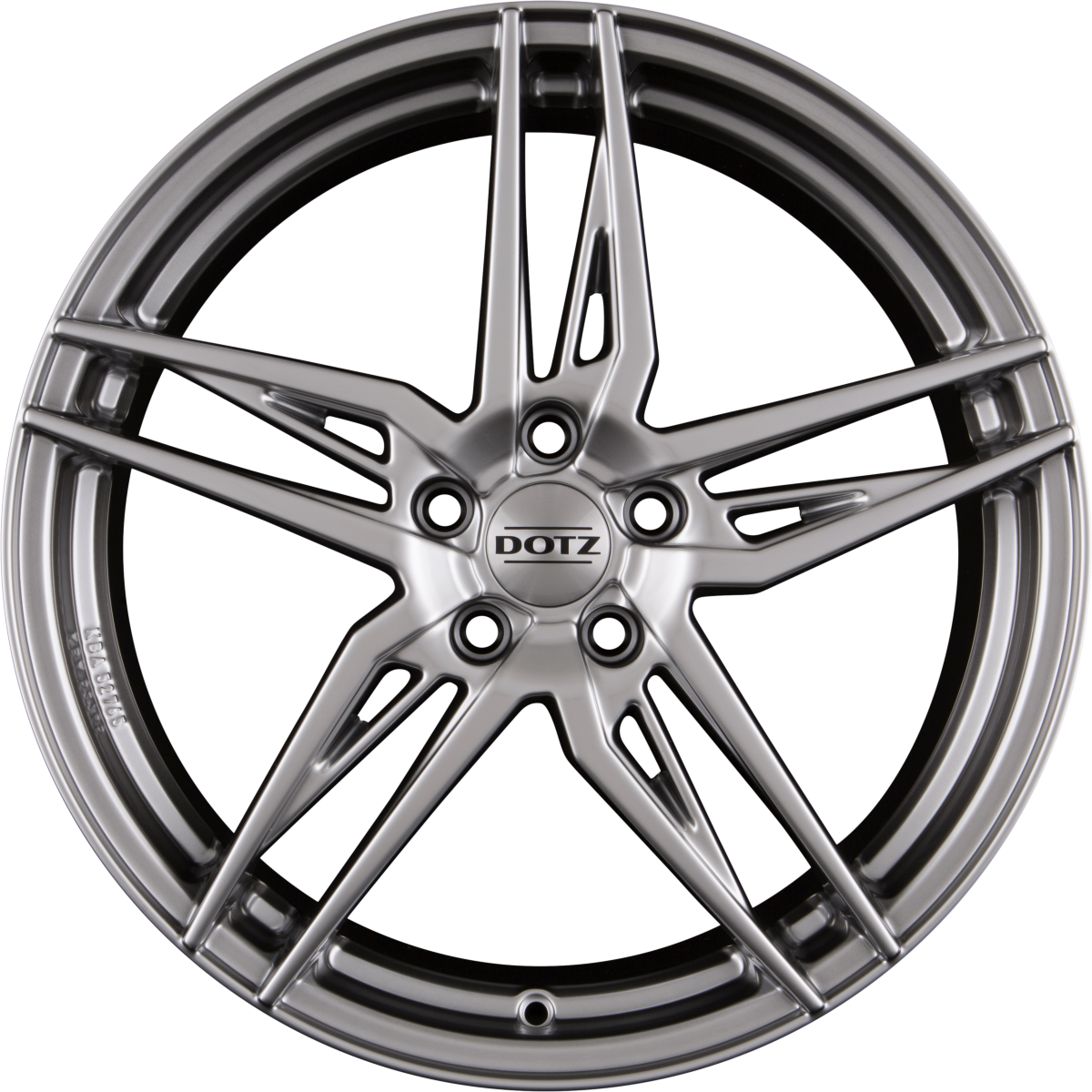 Dotz Interlagos SHINE - High Gloss Alufelge 7.5x18 Zoll ET50 LK 5x114.3 ML71.6