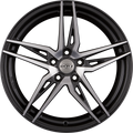 Dotz Interlagos DARK - Gunmetal Frontpoliert Alufelge 7.5x17 Zoll ET48 LK 5x114.3 ML71.6