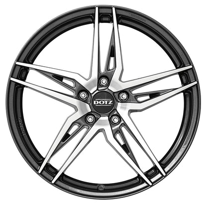 Dotz Interlagos gunmetal polished Alufelge 7.5x19 Zoll ET51 LK 5x112 ML57.1 – Bild 2