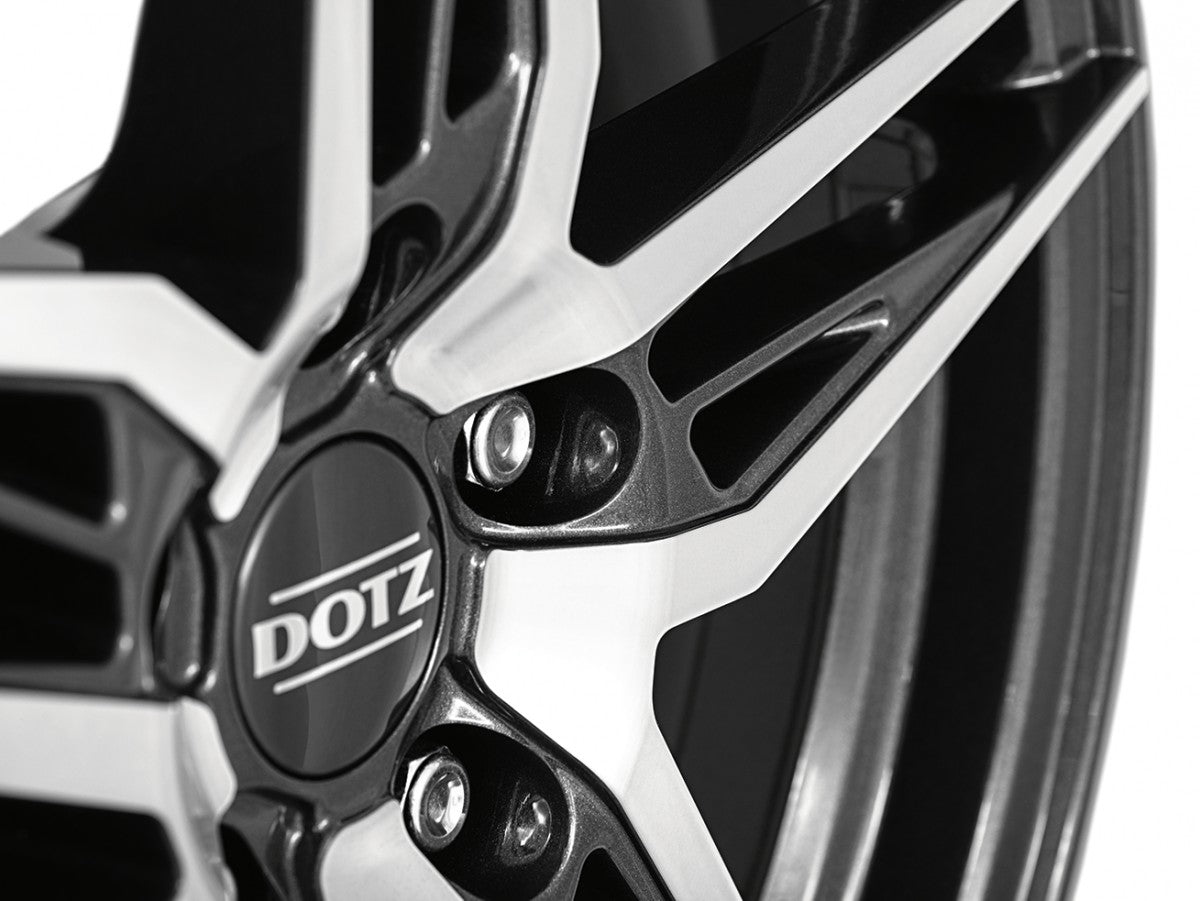 Dotz Interlagos gunmetal polished Alufelge 7.5x19 Zoll ET51 LK 5x112 ML57.1 – Bild 3