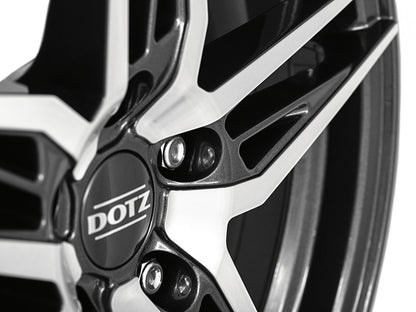 Dotz Interlagos gunmetal polished Alufelge 7.5x19 Zoll ET51 LK 5x112 ML57.1 – Bild 3