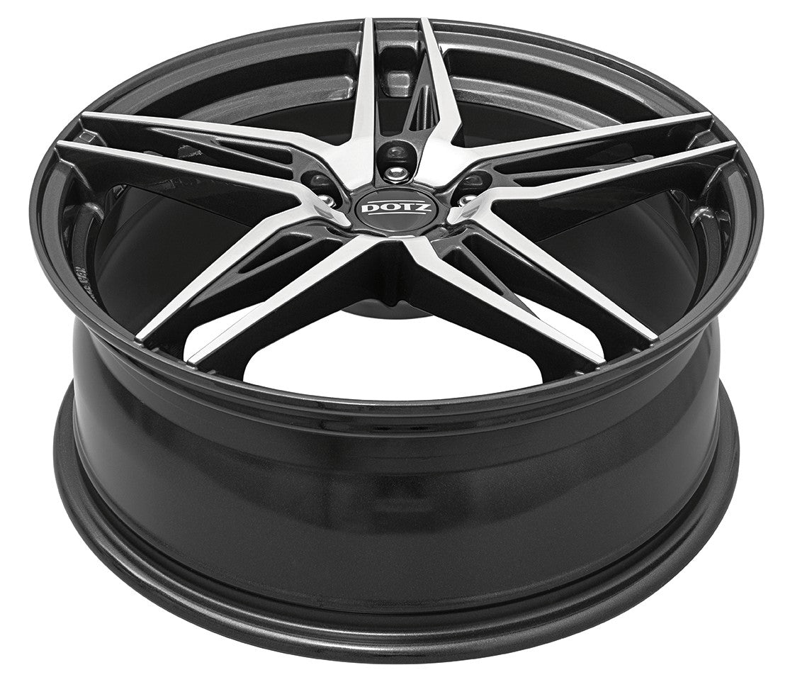 Dotz Interlagos gunmetal polished Alufelge 7.5x19 Zoll ET51 LK 5x112 ML57.1 – Bild 6