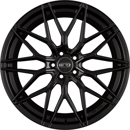 Dotz Suzuka BLACK - Schwarz Glänzend Alufelge 9.5x19 Zoll ET35 LK 5x112 ML70.1