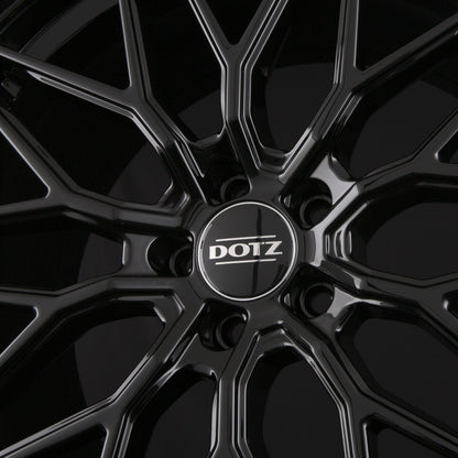 Dotz Suzuka BLACK - Schwarz Glänzend Alufelge 9.5x19 Zoll ET35 LK 5x112 ML70.1 – Bild 5