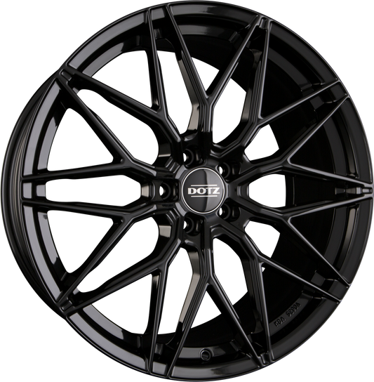 Dotz Suzuka BLACK - Schwarz Glänzend Alufelge 9x20 Zoll ET35 LK 5x112 ML70.1 – Bild 2