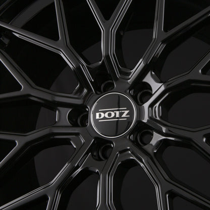 Dotz Suzuka BLACK - Schwarz Glänzend Alufelge 9x20 Zoll ET35 LK 5x112 ML70.1 – Bild 5