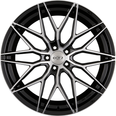Dotz Suzuka DARK - Schwarz Frontpoliert Alufelge 9x20 Zoll ET40 LK 5x108 ML70.1