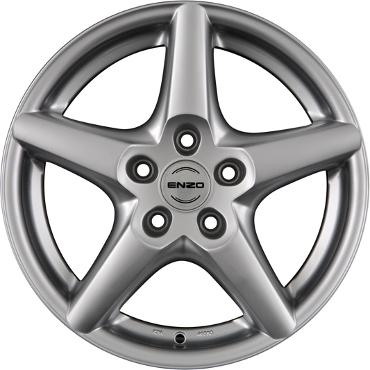 Enzo R Silver Alufelge 7x16 Zoll ET40 LK 5x112 ML70.1