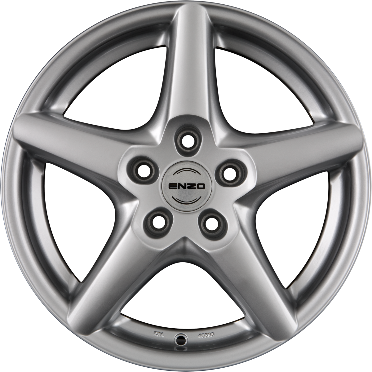 Enzo R Silver Alufelge 7x16 Zoll ET40 LK 5x112 ML70.1