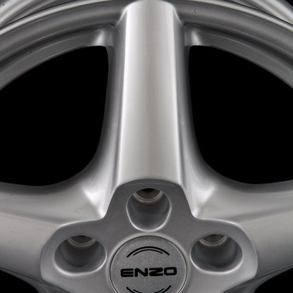 Enzo R Silver Alufelge 7x16 Zoll ET40 LK 5x112 ML70.1 – Bild 4