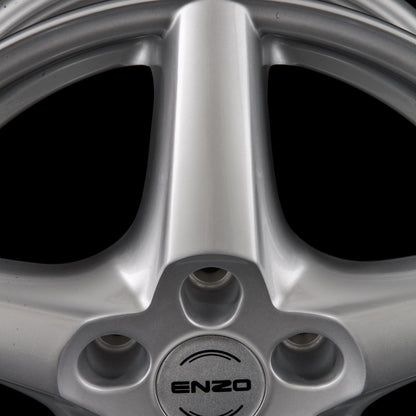 Enzo R Silver Alufelge 7.5x17 Zoll ET38 LK 5x114.3 ML71.6 – Bild 4