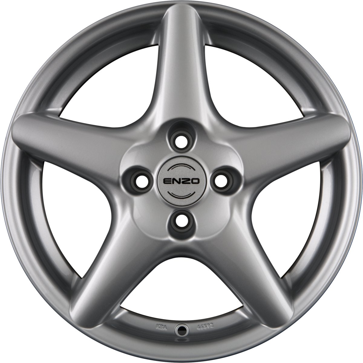 Enzo R Silver Alufelge 6.5x15 Zoll ET25 LK 4x108 ML65.1