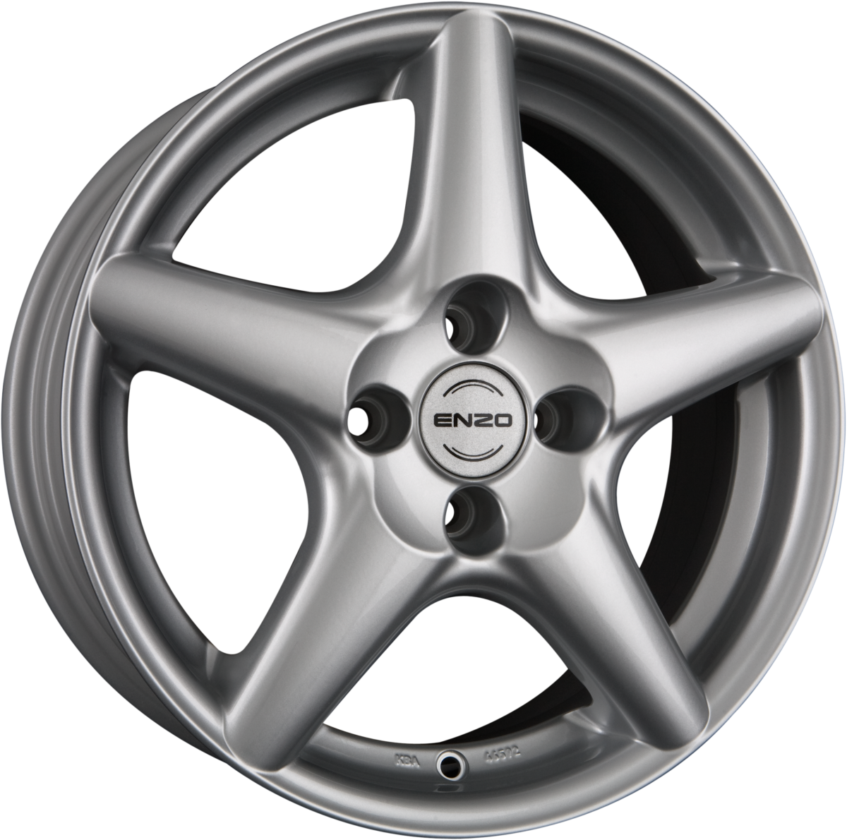 Enzo R Silver Alufelge 6.5x15 Zoll ET25 LK 4x108 ML65.1 – Bild 2