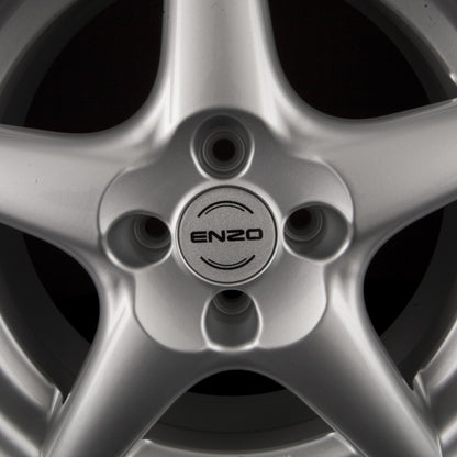 Enzo R Silver Alufelge 6.5x15 Zoll ET25 LK 4x108 ML65.1 – Bild 3