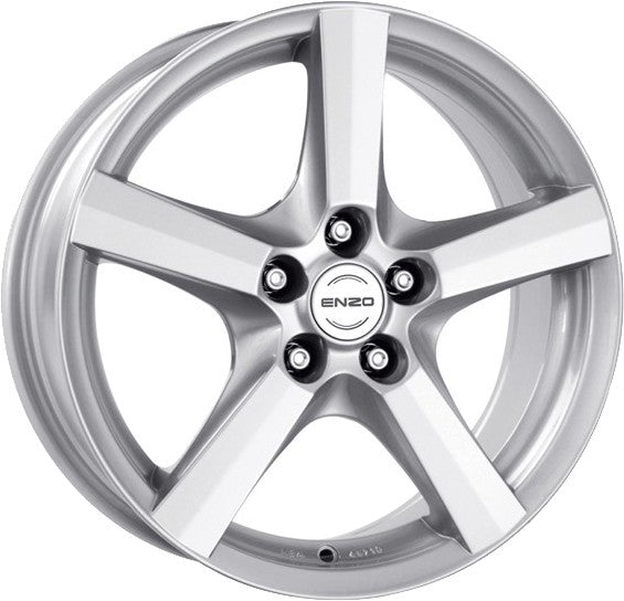 Enzo H silver Alufelge 6.5x16 Zoll ET40 LK 5x114.3 ML71.6