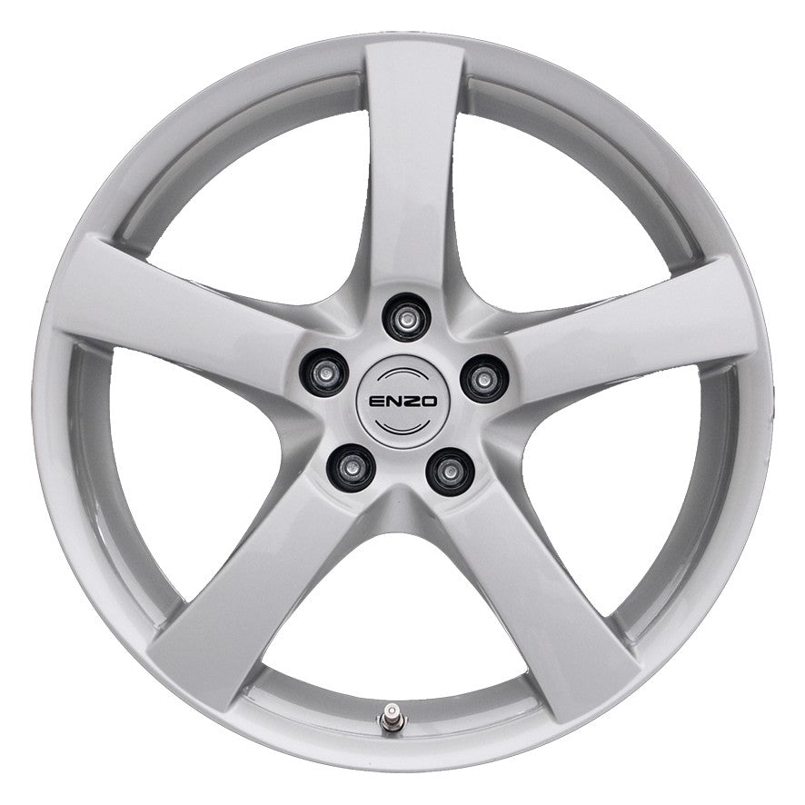 Enzo H silver Alufelge 6.5x16 Zoll ET40 LK 5x114.3 ML71.6 – Bild 2